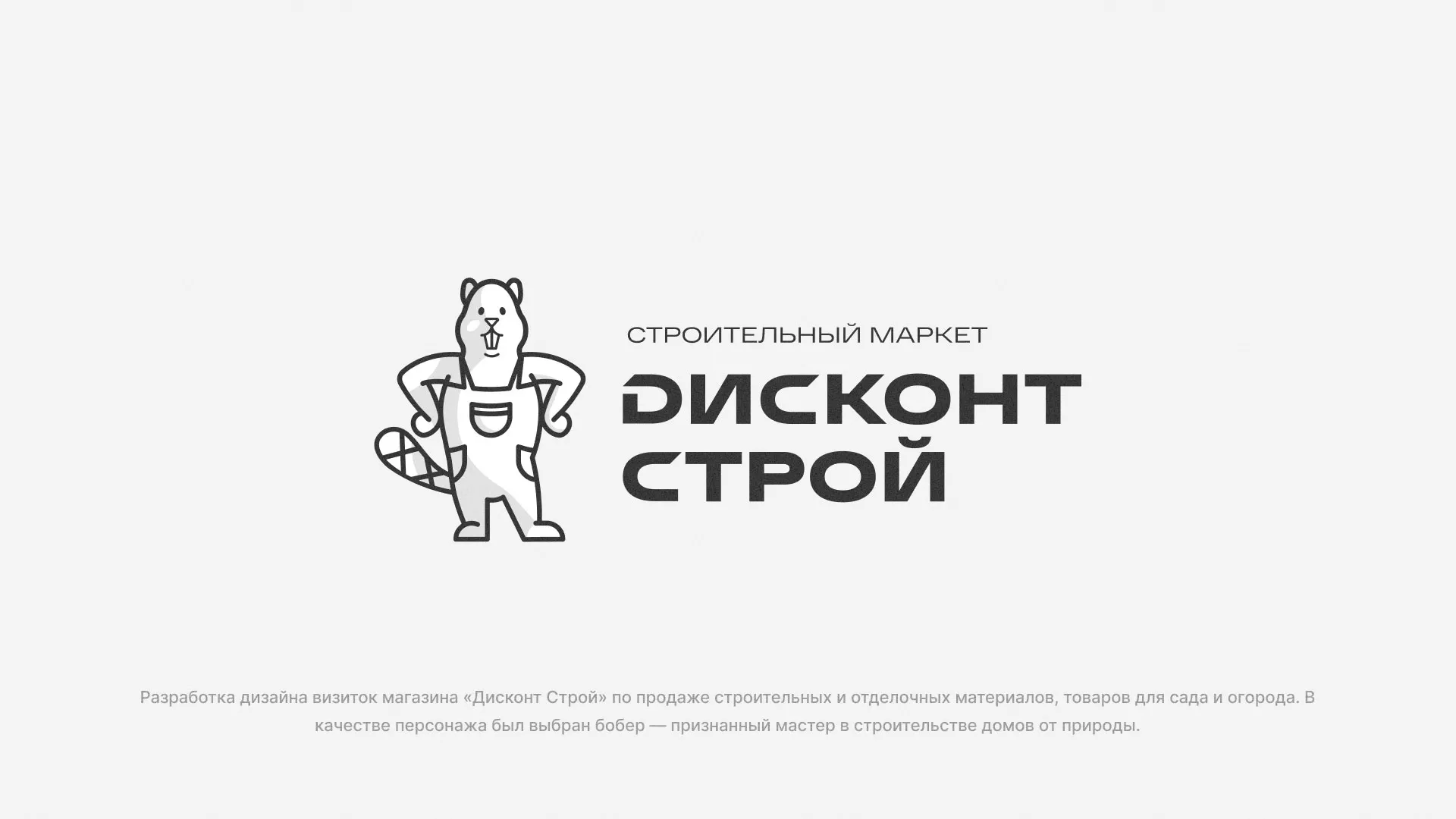 Разработка дизайна визиток магазина «Дисконт Строй» в Западной Двине